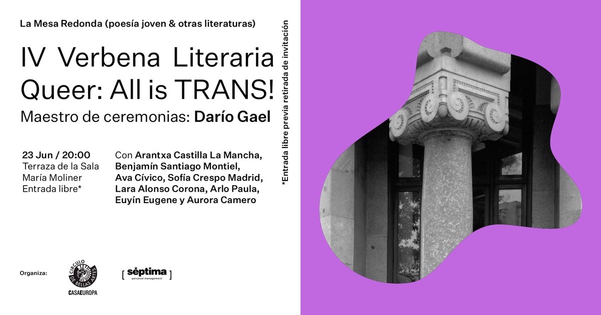 IV Verbena Literaria Queer @ Círculo de Bellas Artes
